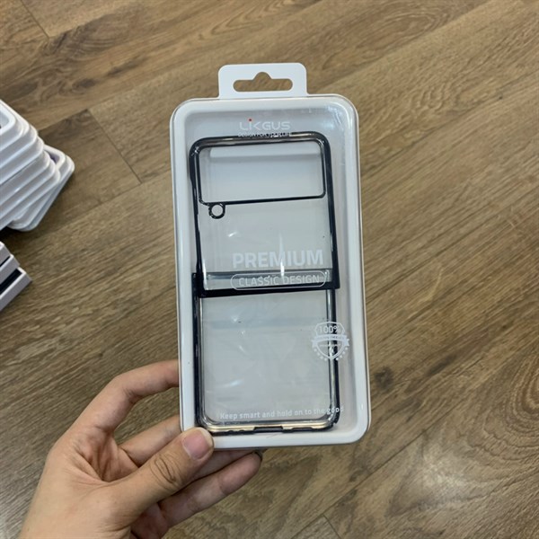 Ốp SAMSUNG Z FLIP 3 Likgus trong viền màu