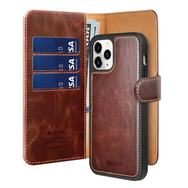 Bao da iPHONE 11 Pro Max 6.5 2 in 1 PULOKA da cao cấp