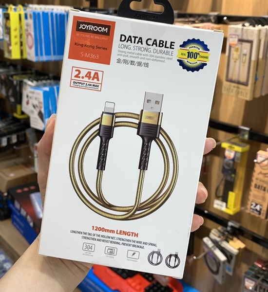 Cáp sạc JOYROOM S-M363 1.2M Lightning