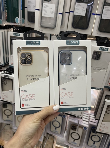 Ốp iPHONE 12 Pro 6.1 LIKGUS viền si