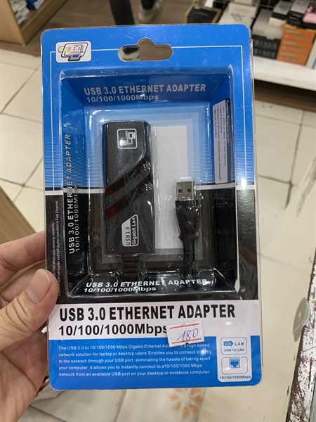 Chuyển USB sang Lan ETHERNET 3.0 xịn