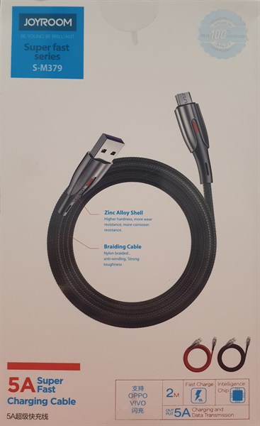 Cáp sạc JOYROOM S-M379 2M Micro