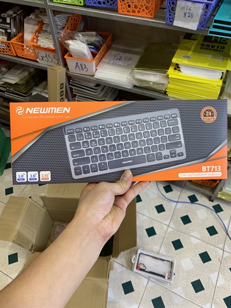 Bàn phím không dây Bluetooth/Wireless NEWMEN BT713