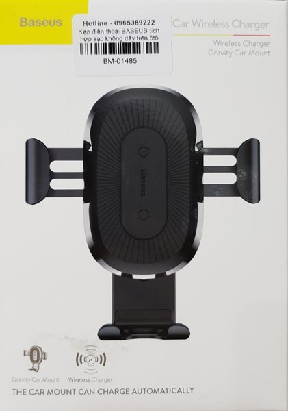 Kẹp điện thoại BASEUS WXYL-01 tích hợp sạc không dây trên ôtô