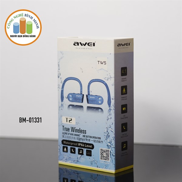 Tai nghe Bluetooth AWEI T2