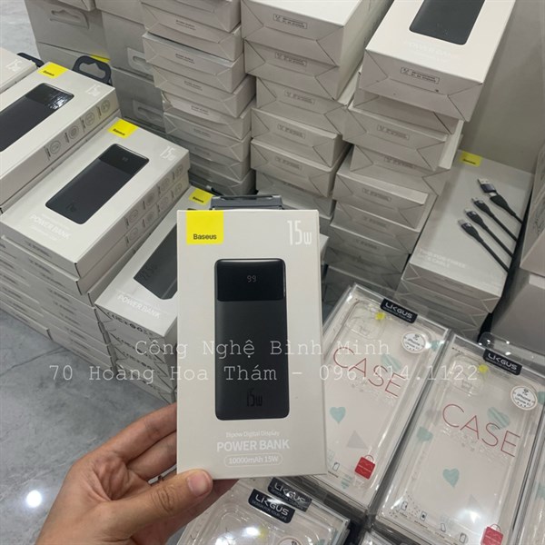 Sạc dự phòng BASEUS Bipow PPDML-I01 15W 10.000mAh