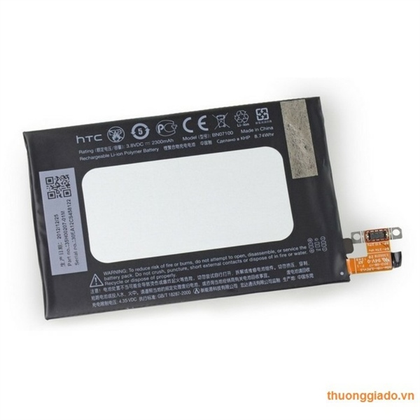 Pin HTC One M7 dung lượng chuẩn