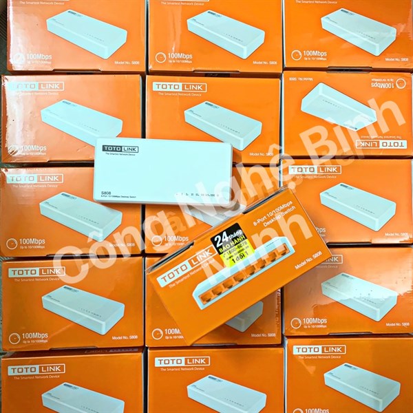 Swich chia cổng TOTO LINK S808 8 Port 10/100Mbps