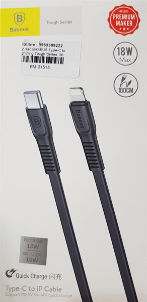 Cáp sạc BASEUS CAZYSC-A 100cm Type-C to Lightning