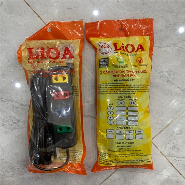 Ổ điện LIOA 4TC5.2.5 5m