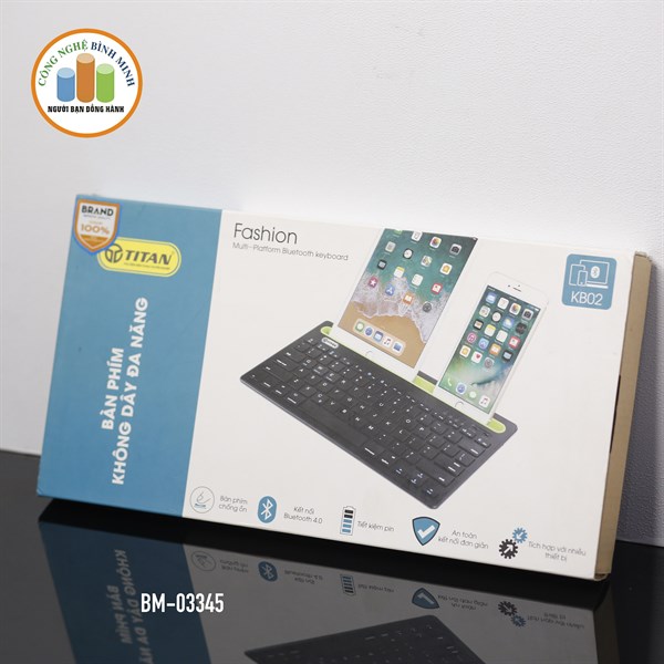 Bàn phím Bluetooth TITAN KB02/DRAPOW DK01 (BH 03 tháng)