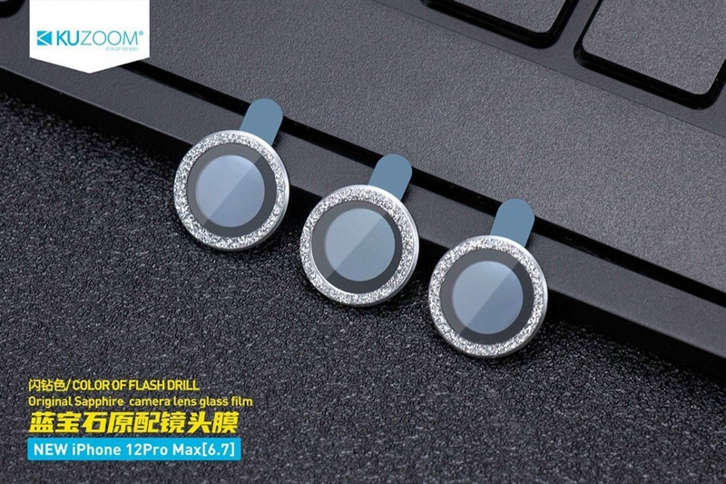 Bảo vệ camera iPHONE 11 Pro Max 6.5 KUZOOM đá