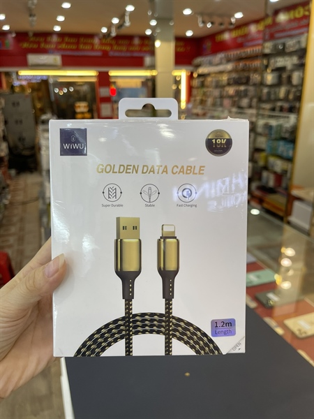 Cáp sạc WIWU GD-100 1.2M Lightning