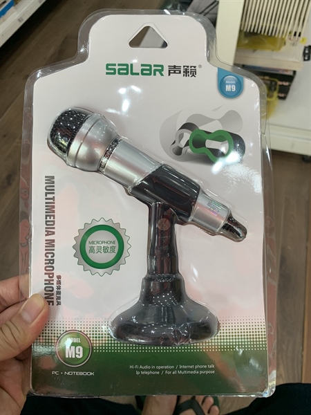 Mic cắm máy tính SALAR M9