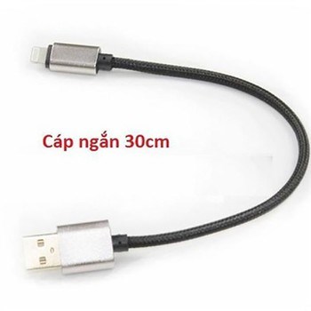Cáp sạc 30cm Lightning