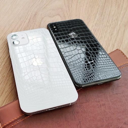Skin iPHONE XR vân cá sấu