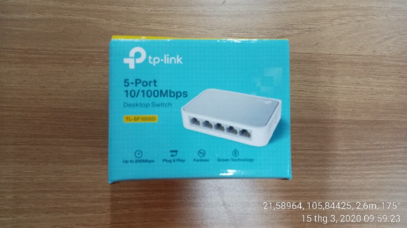 Swich chia cổng TP-Link TL-SF1005D )
