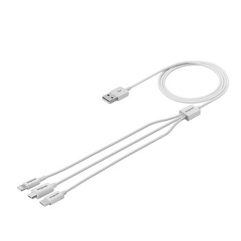 Cáp sạc WOPOW LC806 3 in 1 Lightning & Type-C & Micro 1m