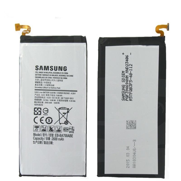 Pin SAMSUNG A7 EB-BA700ABE dung lượng chuẩn (Loại A,BH:3M)