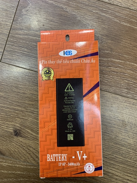 Pin iPhone 8+ KBS dung lượng cao