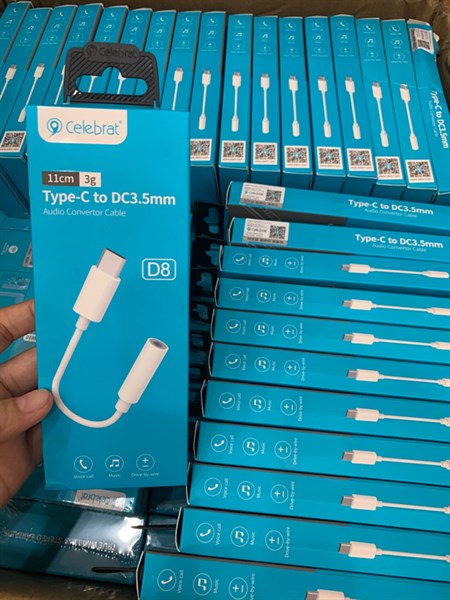 Jack chuyển YISON D8 Type-C to AUX 3.5mm