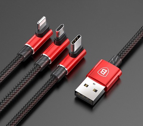 Cáp sạc BASEUS CAMLT-WZ 120cm Lightning & Micro & Type-C