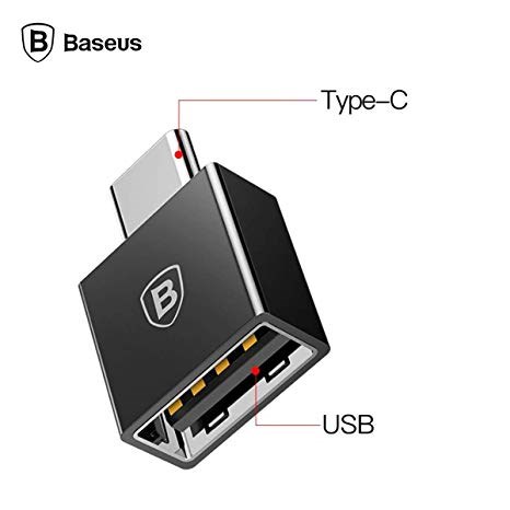 Hạt OTG BASEUS CATJQ-B Type-C to USB