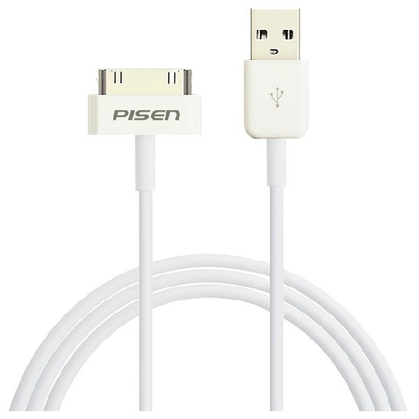 Cáp sạc PISEN iPHONE 4/4S, iPad 2/3 AP02V-800/ AP01-800 800mm
