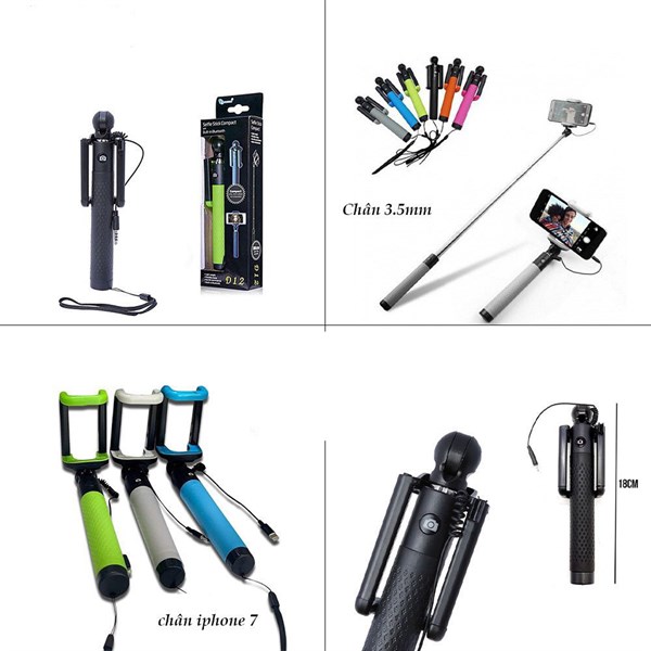 Gậy chụp ảnh D12S chân Lightning