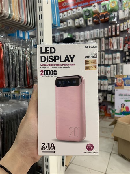 Sạc dự phòng WK WP-163 20.000mAh