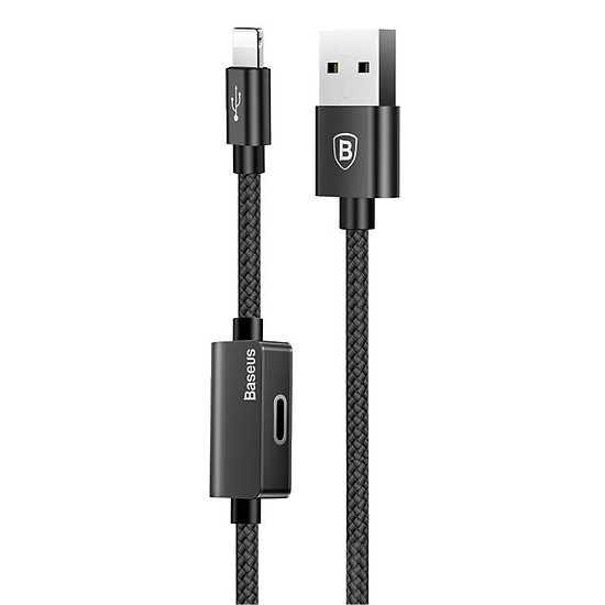 Cáp sạc BASEUS CALYU Lightning & Audio Lightning