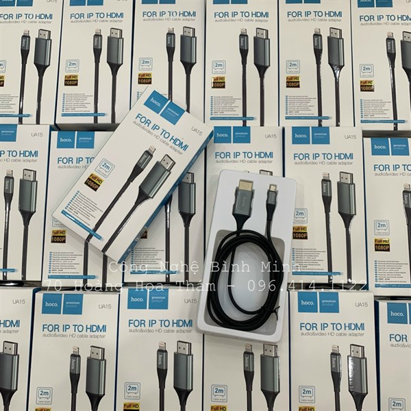 Cáp HDMI Lightning cho iPHONE HOCO