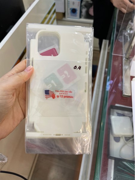Dán PPF-S 0.4mm iPHONE 12 Pro Max 6.7 mặt sau