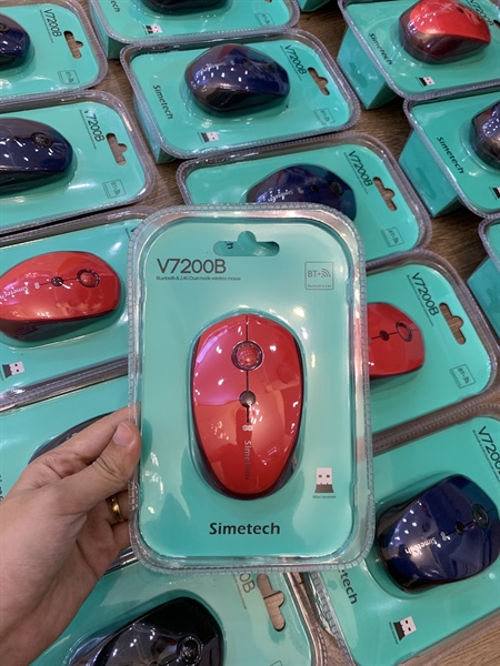 Chuột SIMETECH V7200B không dây Wireless&Bluetooth