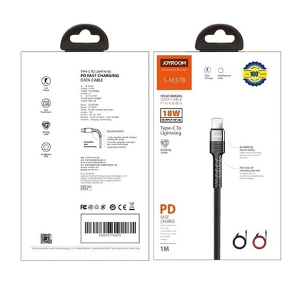 Cáp sạc JOYROOM S-M378 Type-C to Lightning