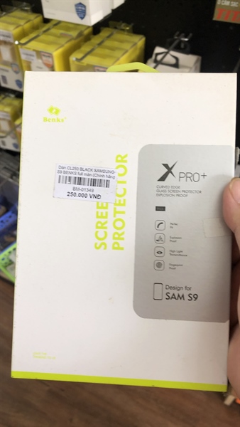 Dán CL250 BLACK SAMSUNG S8 BENKS full màn