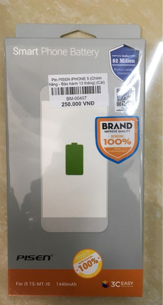Pin iPHONE 5 PISEN