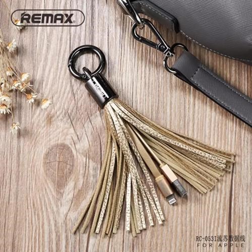 Cáp sạc REMAX RC-053i Lightning Tassels móc khóa