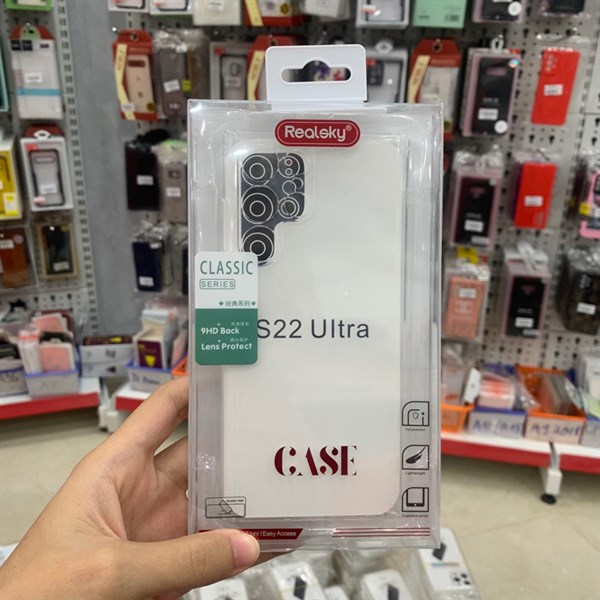 Ốp Samsung S22 Ultra silicon HOCO (Trong suốt)