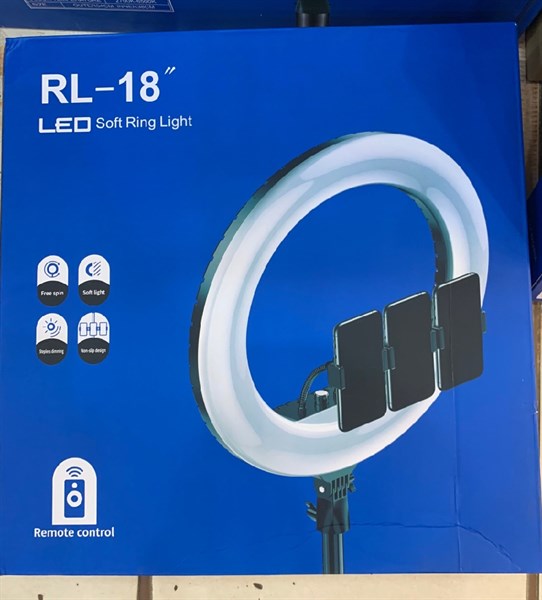 Đèn LED Live RL-18/ LJJ-56 45cm/56cm 3 đầu kẹp hỗ trợ điều khiển từ xa