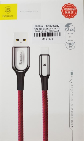 Cáp sạc BASEUS CALXD-B 100cm Lightning