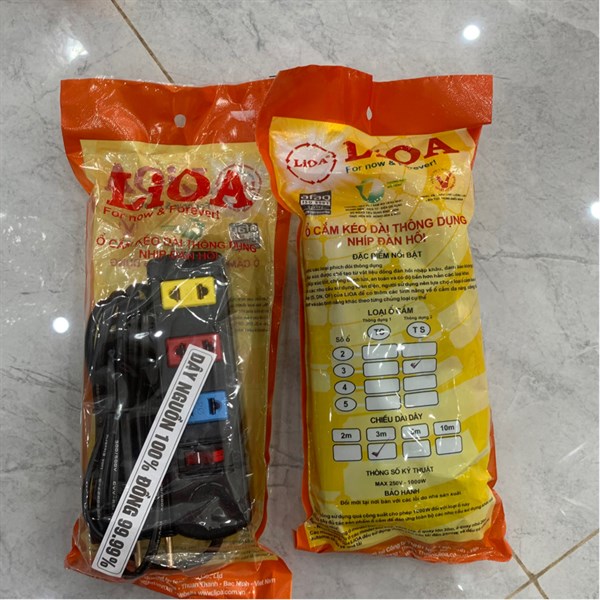 Ổ điện LIOA 3TSN3.2.5 3m