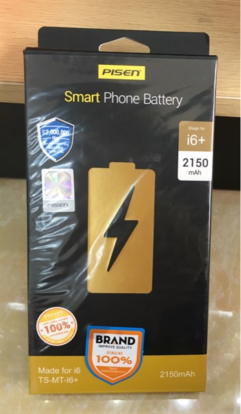 Pin iPHONE 6 PISEN dung lượng cao (Chính hãng - BH 12 tháng từ 27.2.2024)