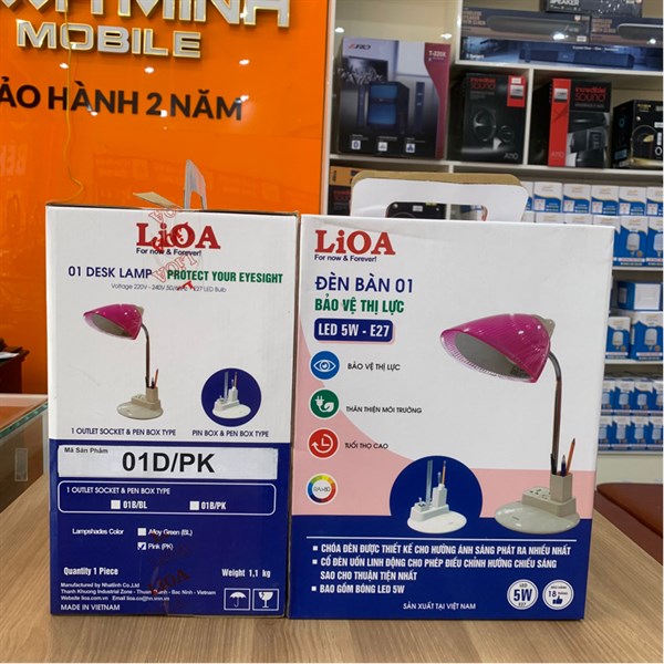 Đèn bàn khớp mềm 01D/PK