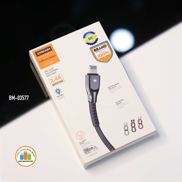 **Cáp sạc JOYROOM S-M368 2M Type-C (Chính hãng - BH 24 tháng)
