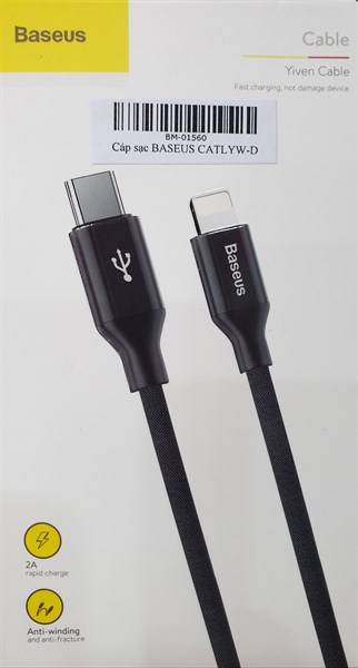Cáp sạc BASEUS CATLYW-D 200cm Type-C to Lightning Yiven