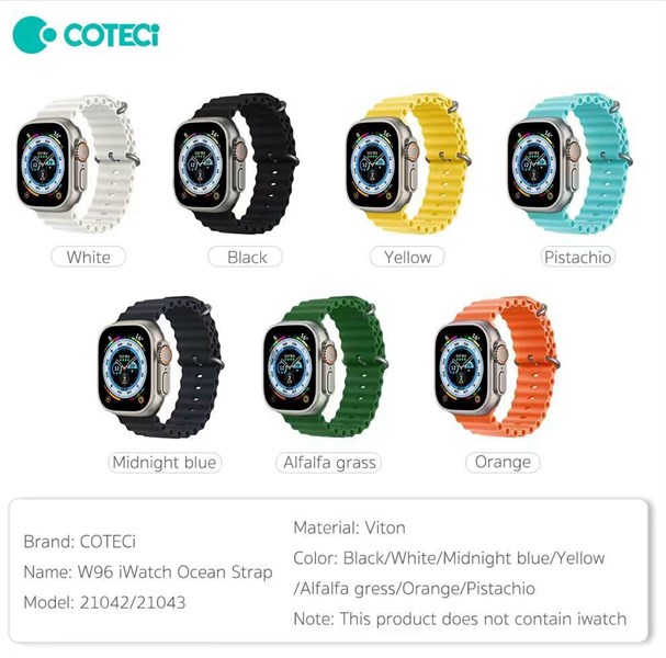 Dây đeo COTECI APPLE WATCH 49mm- Dây cao su