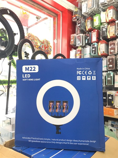 Đèn LED Live M22 56cm 3 đầu kẹp hỗ trợ điều khiển từ xa