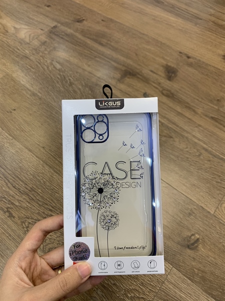 Ốp iPHONE X/XS Likgus hoa bồ công anh