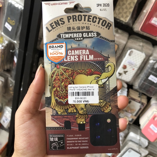 Cường lực Camera iPHONE 12 6.1 WEKOME